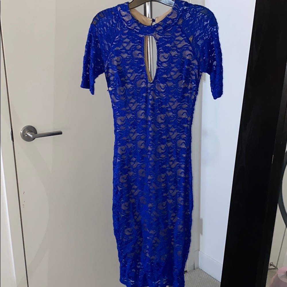 Mesh Blue Sexy Dress